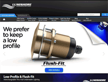 Tablet Screenshot of lumishore.com